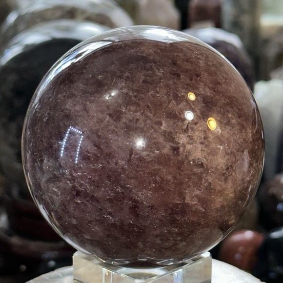 🎄SALE🎄Strawberry Quartz Crystal Ball! - Picture 4 of 6